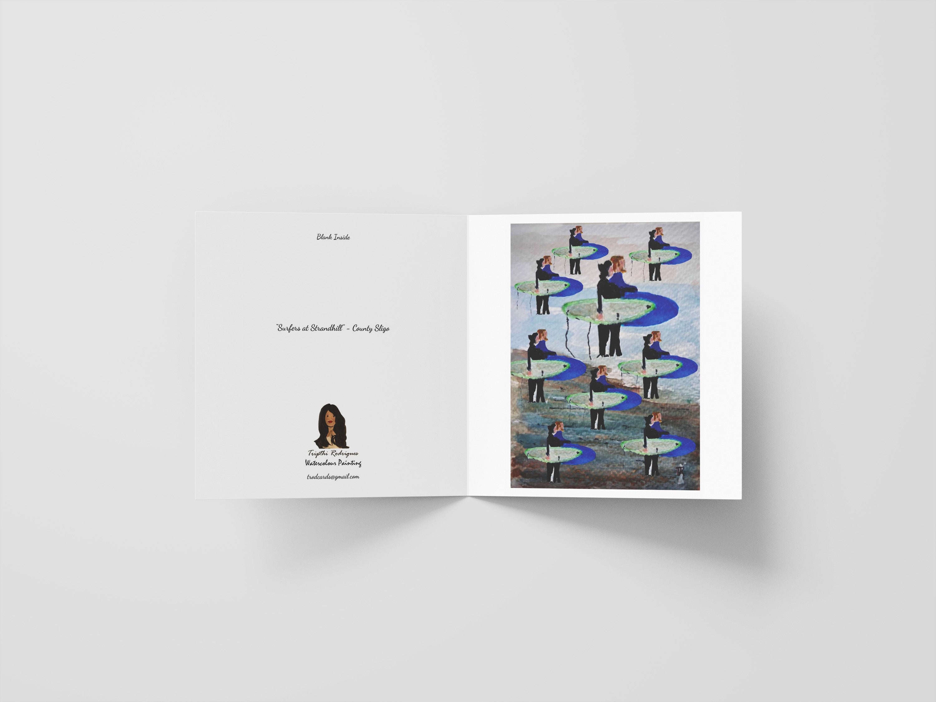 Surfers at Strandhill