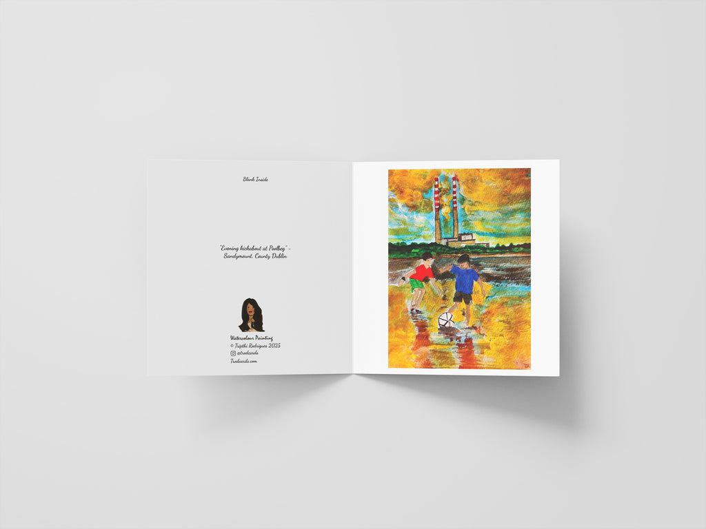 Evening kickout at Poolbeg