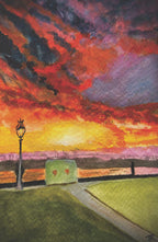 Serenity in Orange and Pink